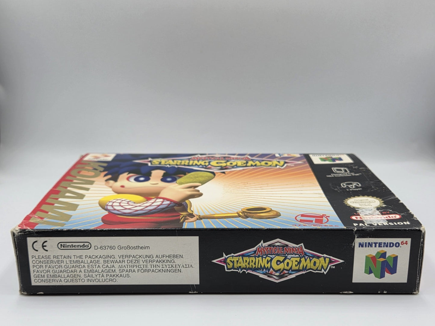 N64 Nintendo 64 Mystical Ninja Starring Goemon mit OVP und Anleitung EUR - T-Retro-Games 