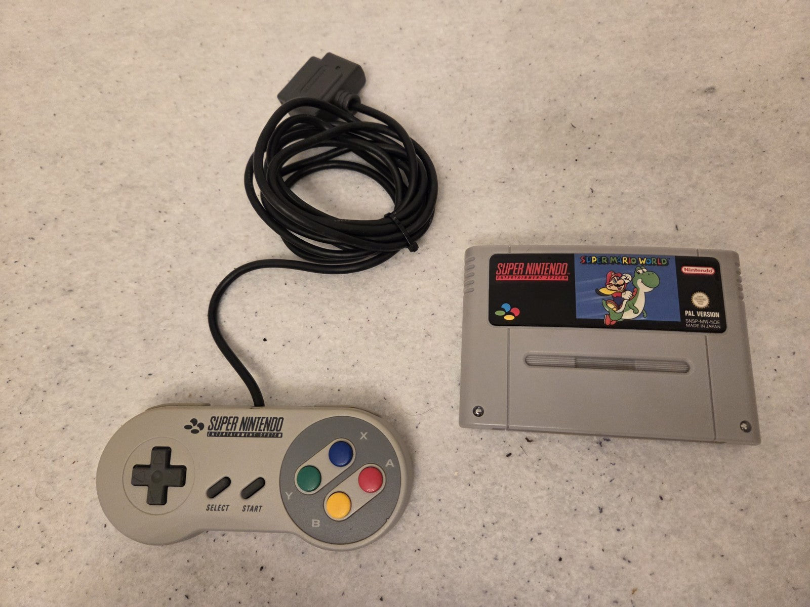 SNES Super Nintendo Super Mario World Bundle Konsole Console NOE OVP - T-Retro-Games 