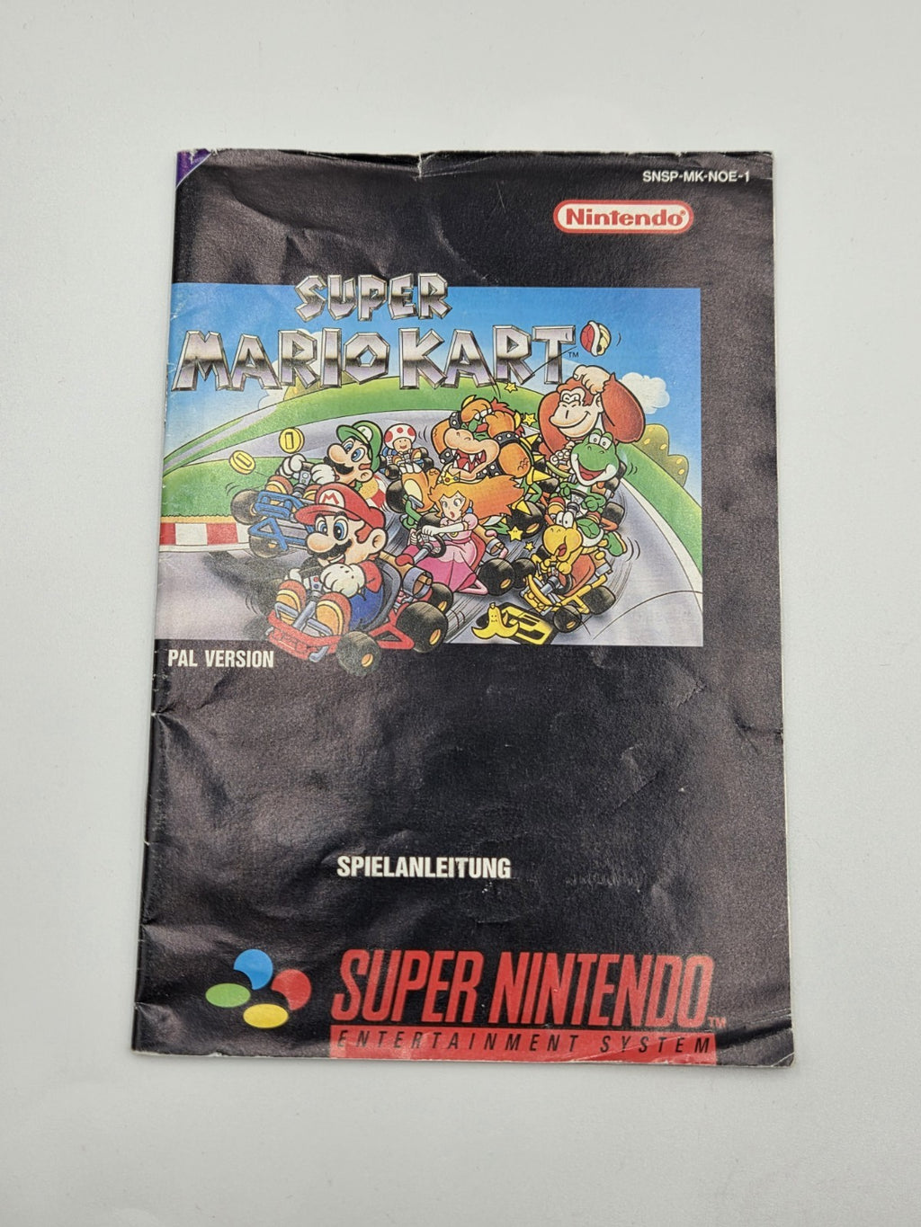 SNES Super Nintendo Super Mario Kart mit OVP und Anleitung NOE - T-Retro-Games 
