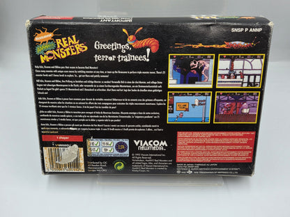 SNES Super Nintendo Aaahh!!! Real Monsters mit OVP und Anleitung EUR