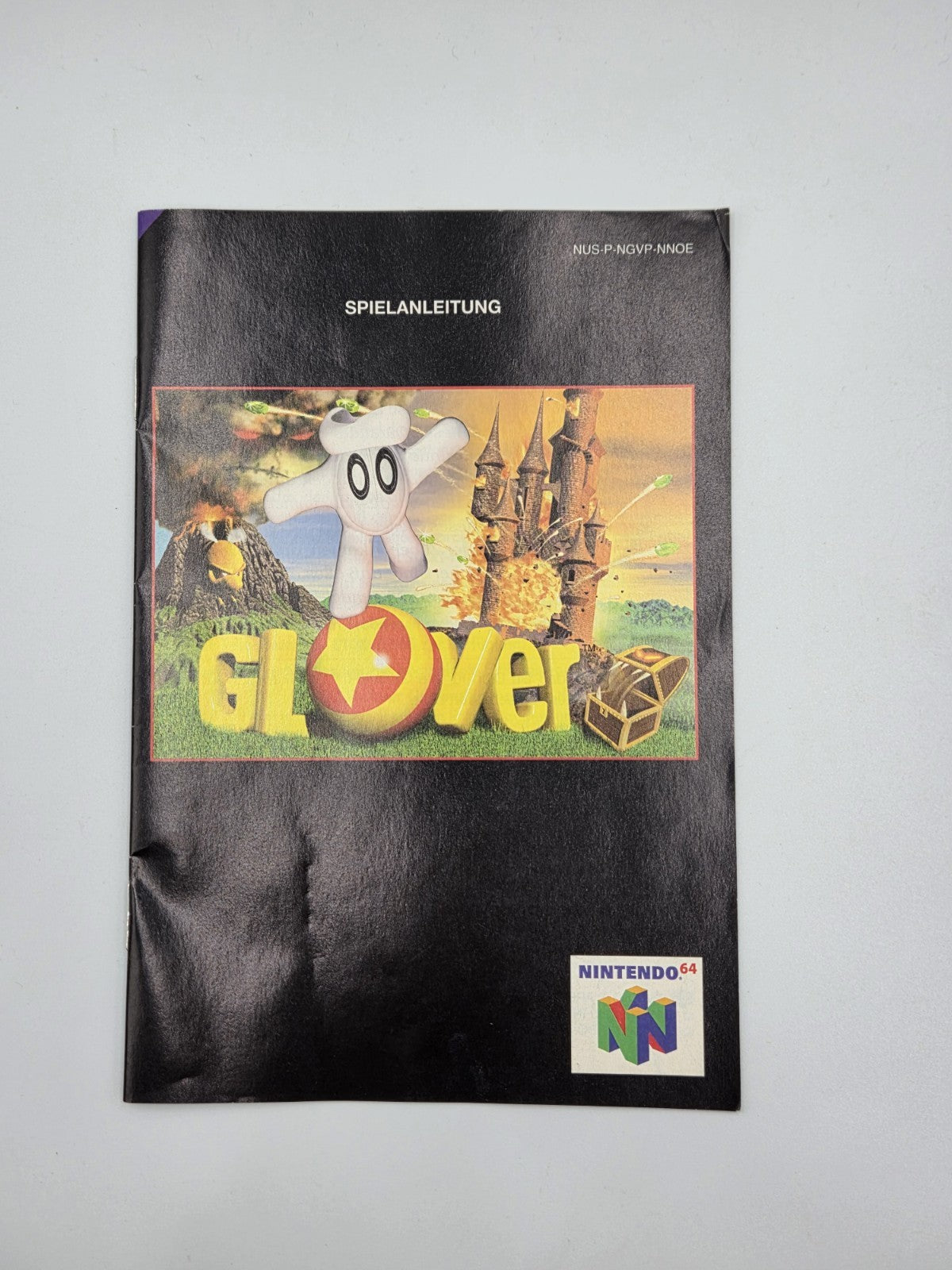 N64 Nintendo 64 Glover mit OVP und Anleitung NOE - T-Retro-Games 