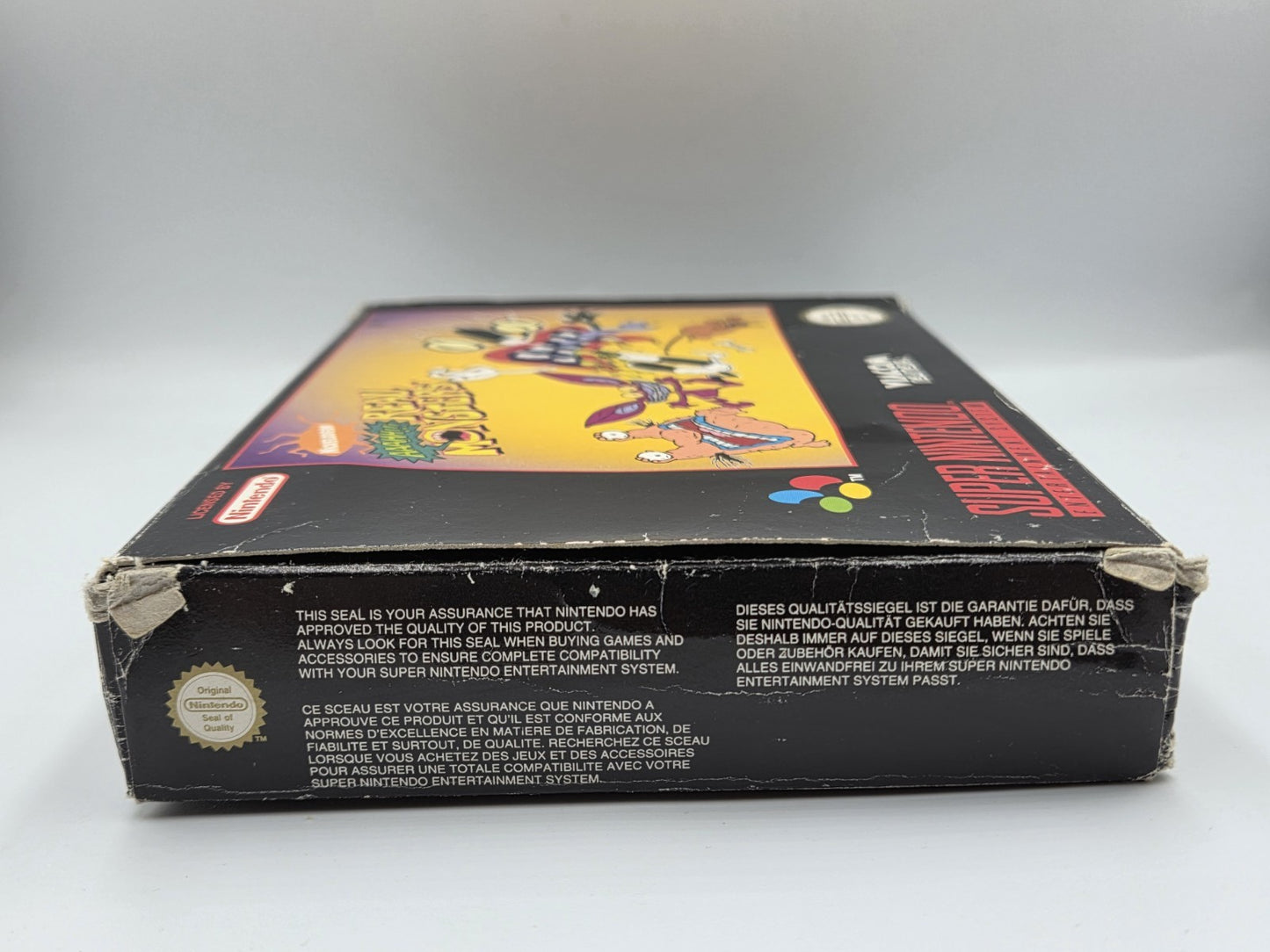 SNES Super Nintendo Aaahh!!! Real Monsters mit OVP und Anleitung EUR