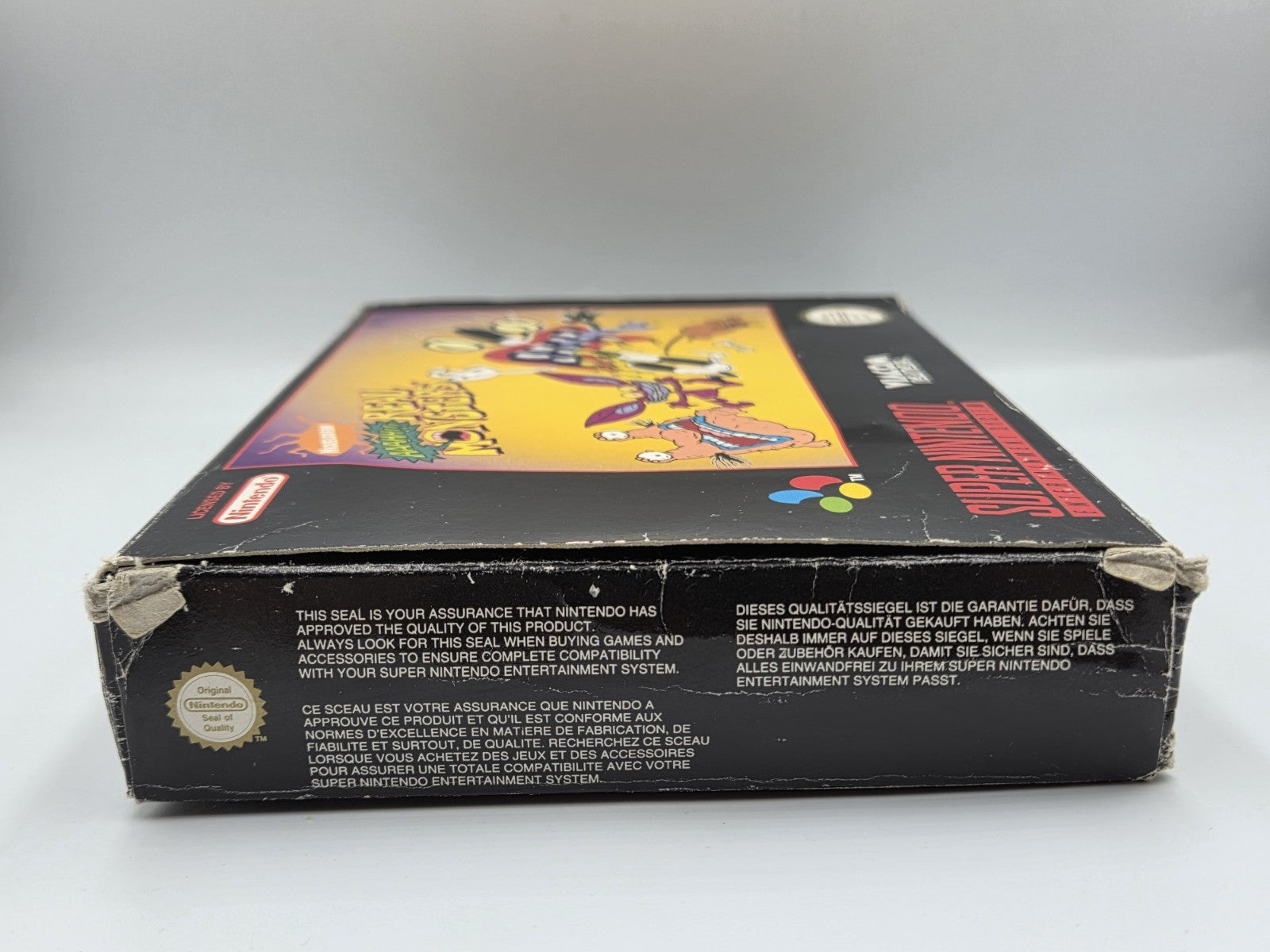 SNES Super Nintendo Aaahh!!! Real Monsters mit OVP und Anleitung EUR