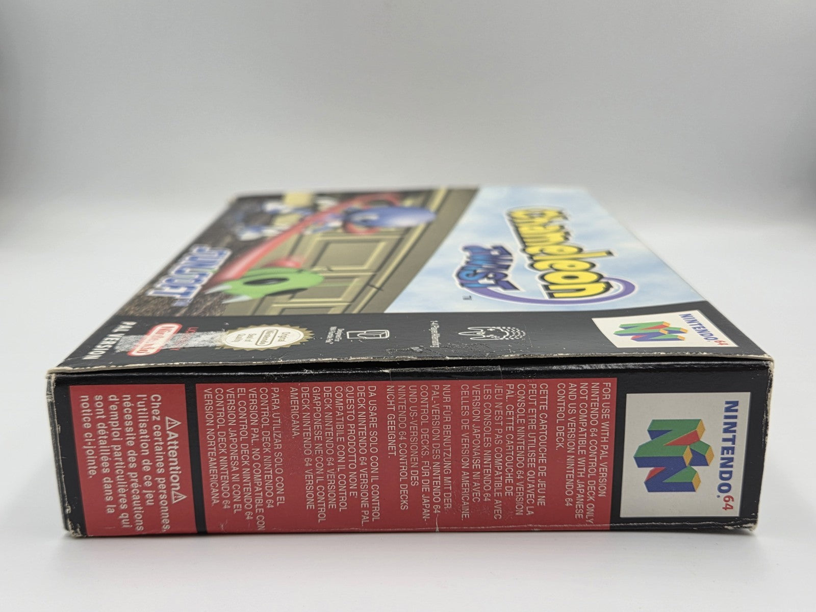 N64 Nintendo 64 Chameleon Twist mit OVP und Anleitung EUR - T-Retro-Games 