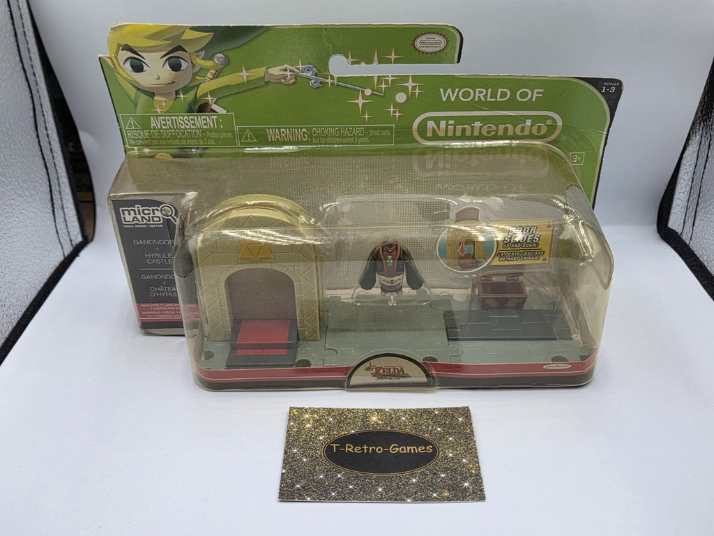 World of Nintendo Collectible Figur Ganondorf + Hyrule Castle Neu New Sealed - T-Retro-Games 