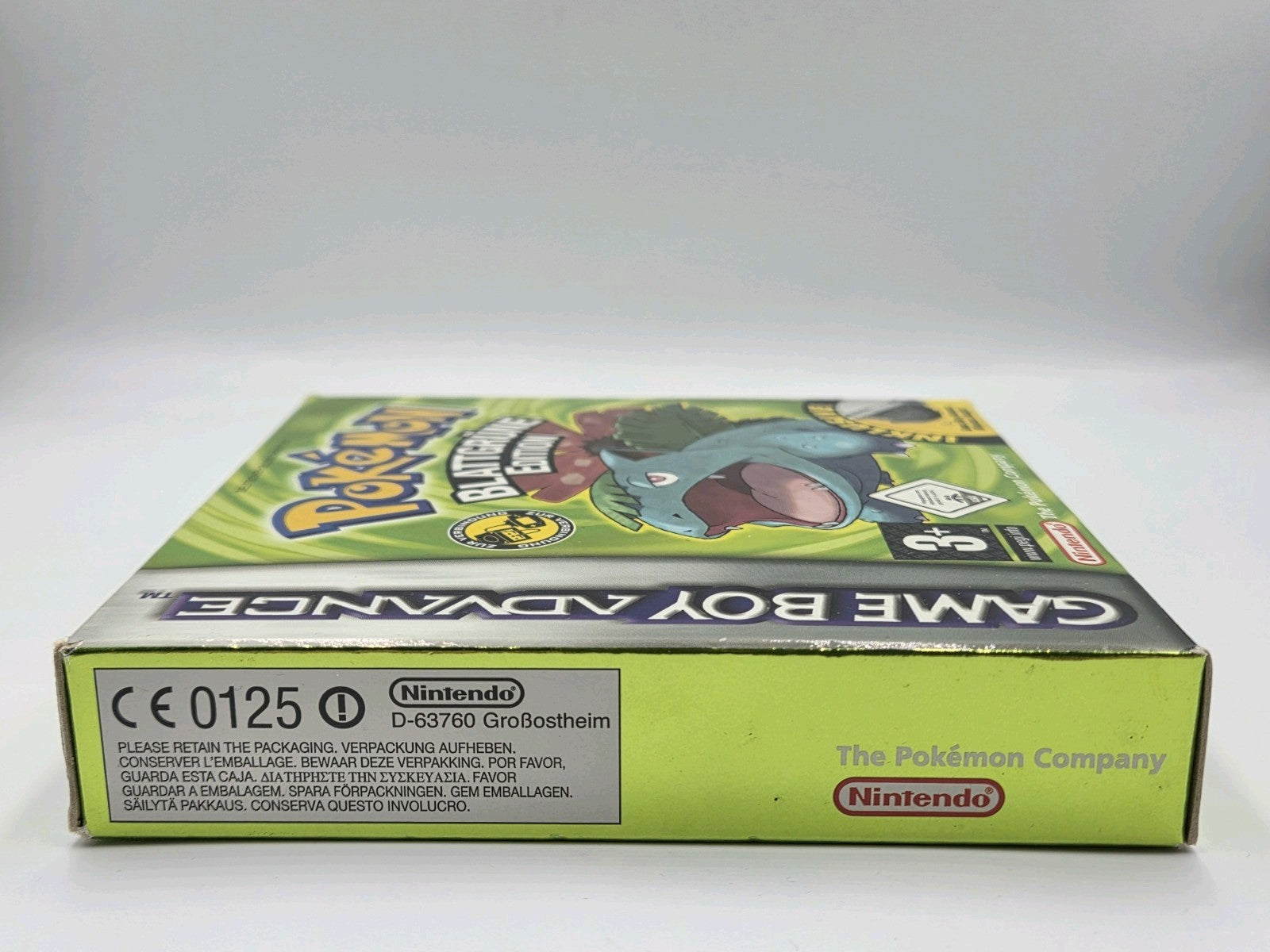 Nintendo Game Boy Advance Pokemon Blattgrüne Edition mit OVP und Anleitung NOE - T-Retro-Games 