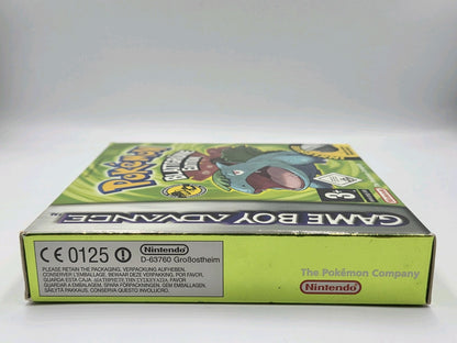 Nintendo Game Boy Advance Pokemon Blattgrüne Edition mit OVP und Anleitung NOE - T-Retro-Games 
