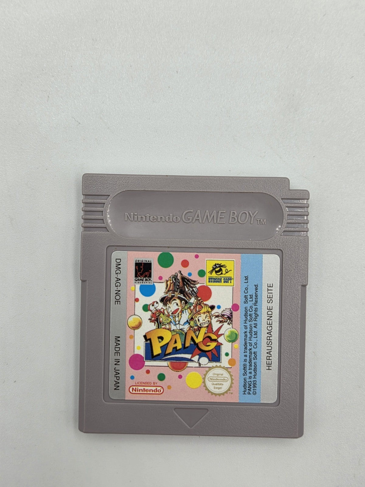 Nintendo Game Boy Classic Spiel Pang mit OVP und Anleitung NOE - T-Retro-Games 