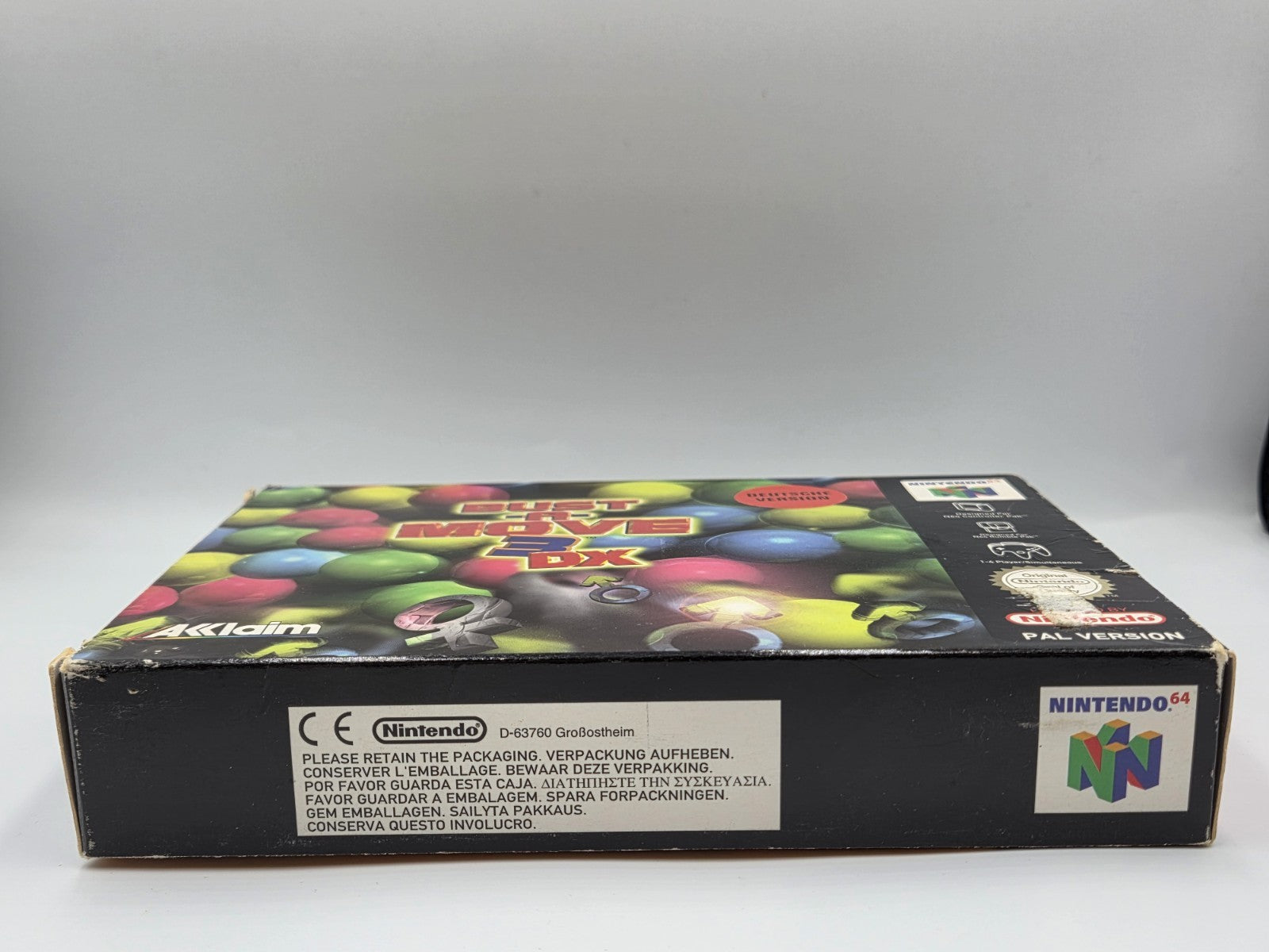N64 Nintendo 64 Bust-A-Move 3 DX mit OVP und Anleitung EUR - T-Retro-Games 