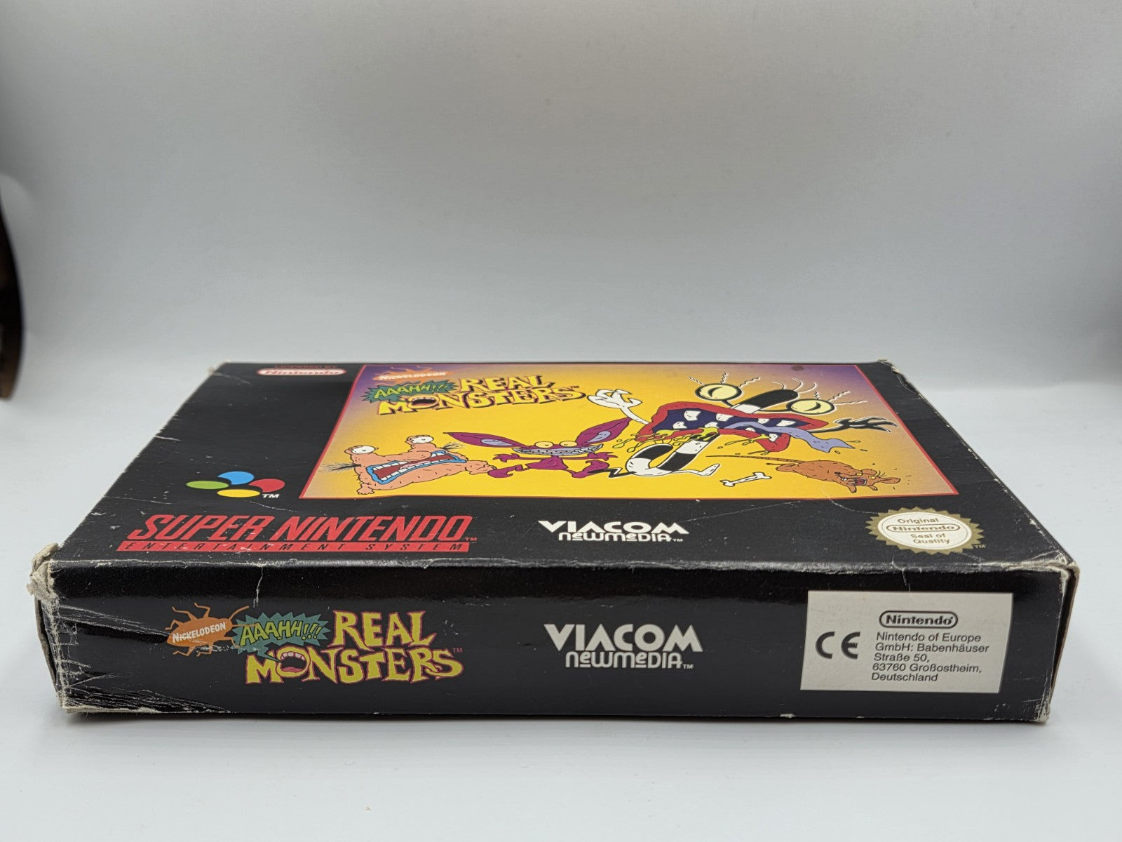 SNES Super Nintendo Aaahh!!! Real Monsters mit OVP und Anleitung EUR