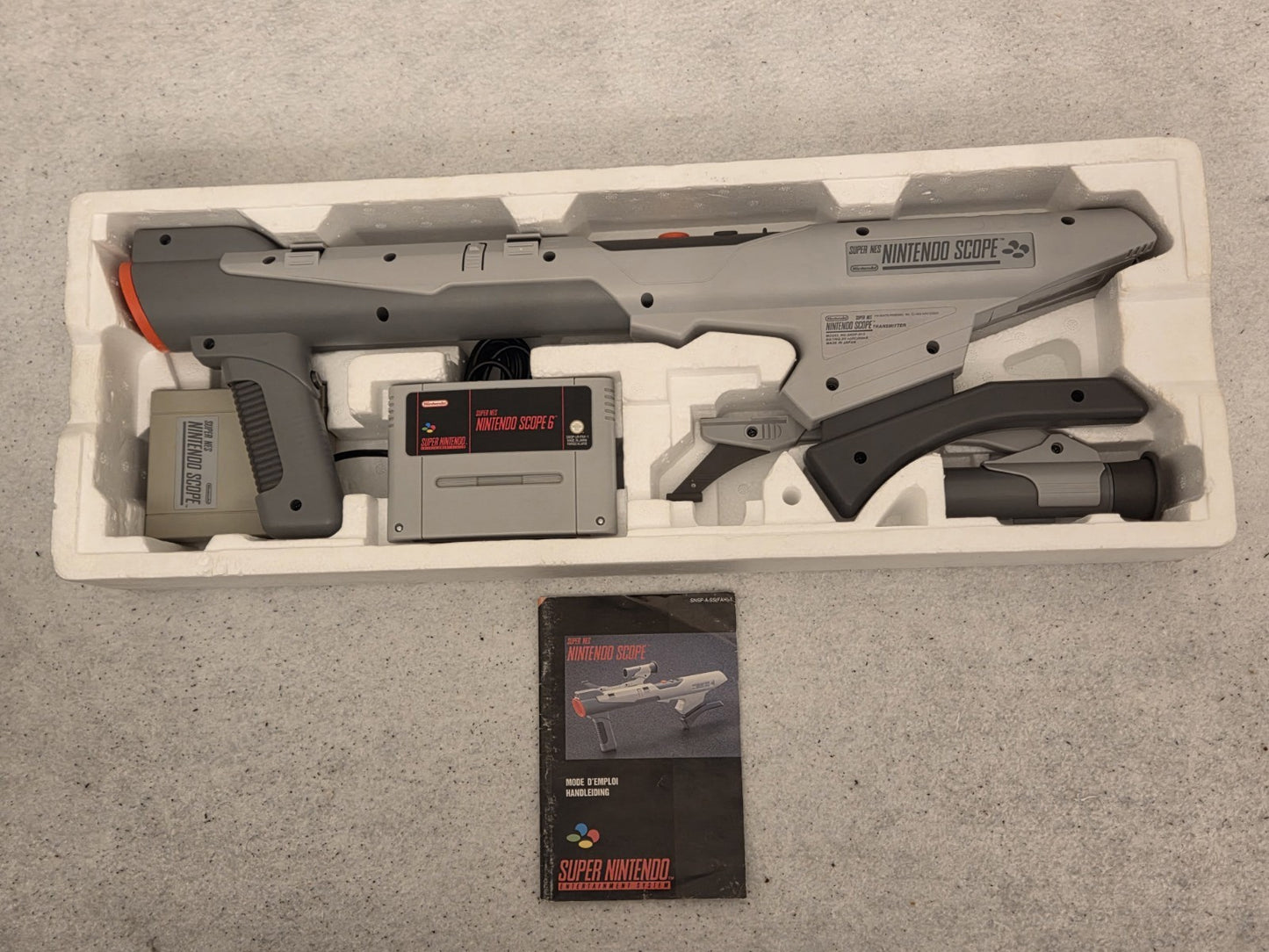 SNES Super NES Nintendo Scope 6 FAH OVP - T-Retro-Games 
