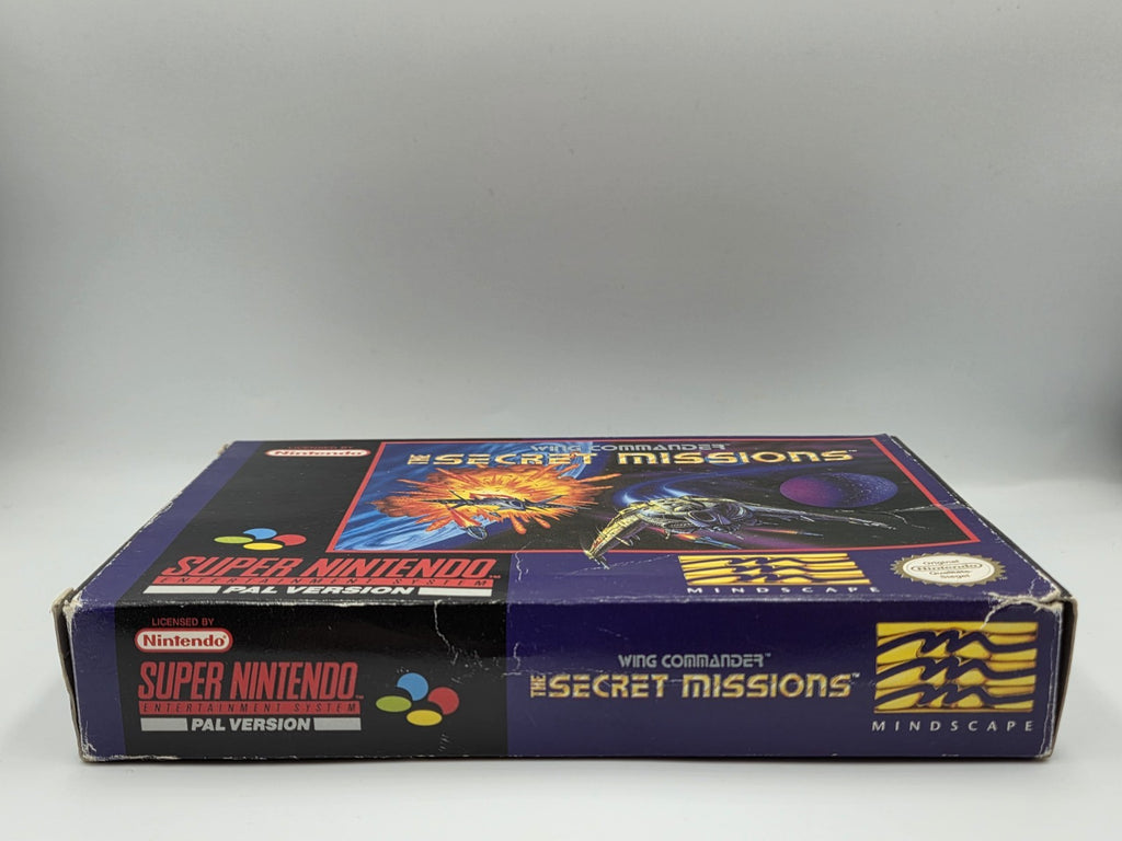 SNES Super Nintendo Wing Commander The Secret Missions mit OVP und Anleitung NOE - T-Retro-Games 
