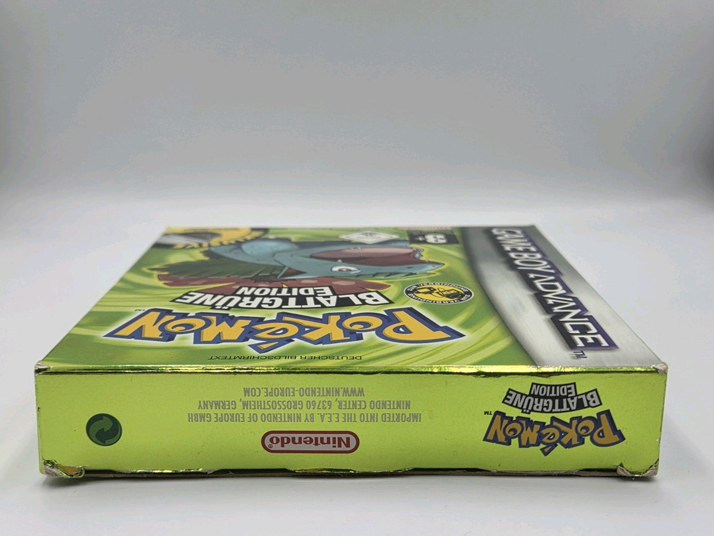 Nintendo Game Boy Advance Pokemon Blattgrüne Edition mit OVP und Anleitung NOE - T-Retro-Games 