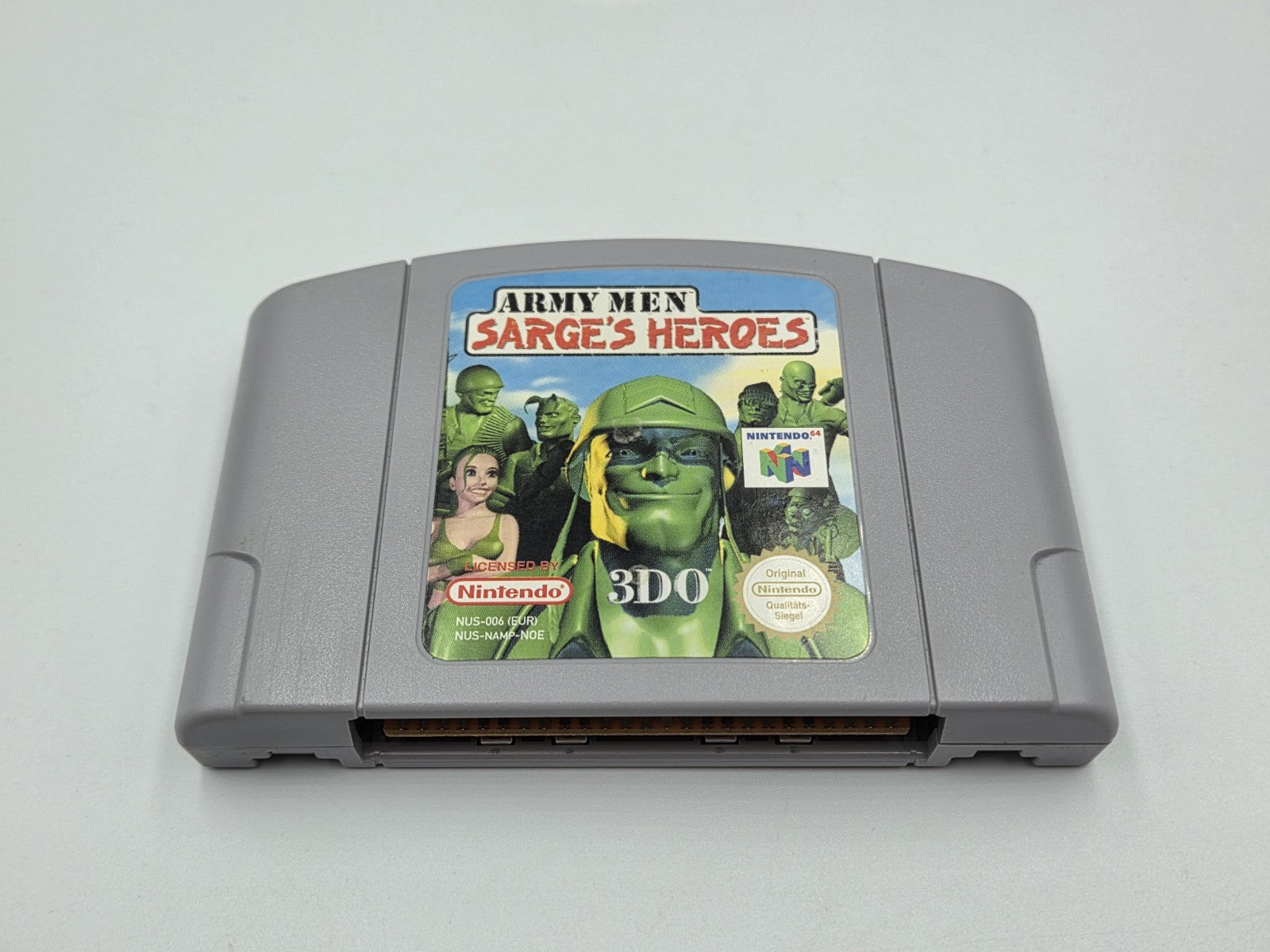 N64 Nintendo 64 Army Men Sarge's Heroes mit OVP und Anleitung NOE - T-Retro-Games 