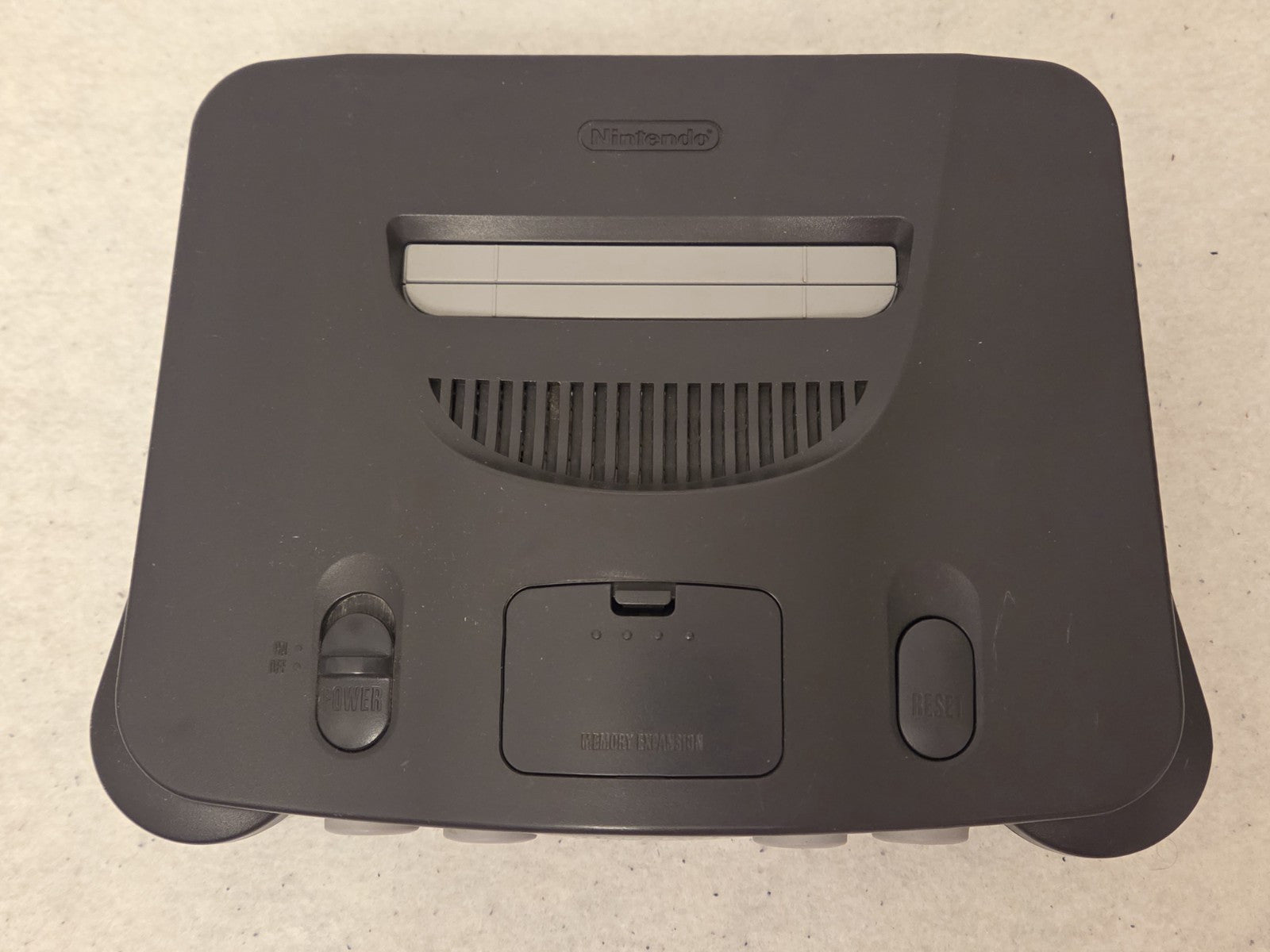 Nintendo 64 N64 Konsole Console Schwarz + Controller + Kabel mit Jumper Pak - T-Retro-Games 