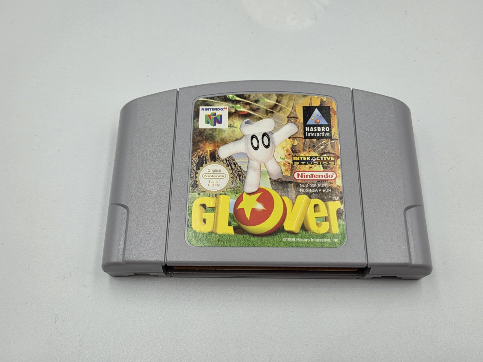 N64 Nintendo 64 Glover mit OVP und Anleitung NOE - T-Retro-Games 