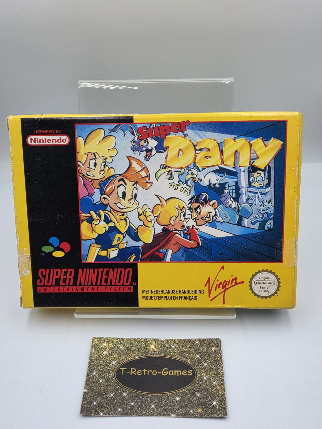 SNES Super Nintendo Super Dany mit OVP und Anleitung FAH - T-Retro-Games 
