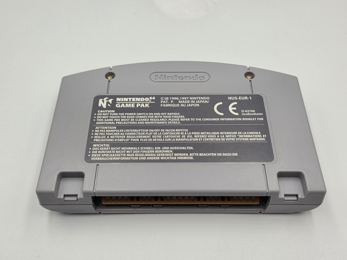 N64 Nintendo 64 Dark Rift mit OVP und Anleitung EUR - T-Retro-Games 