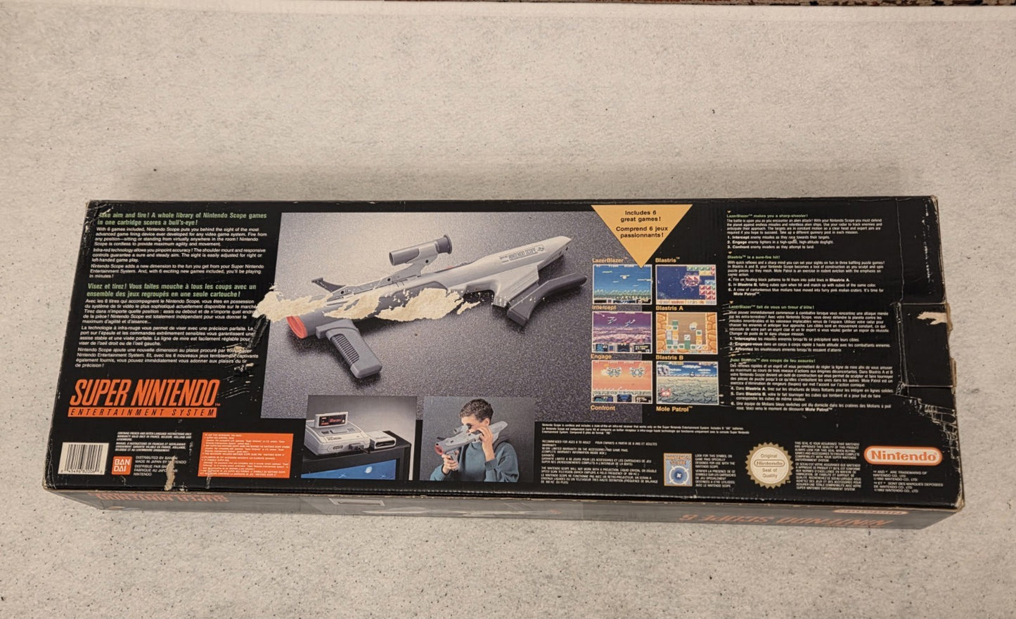 SNES Super NES Nintendo Scope 6 FAH OVP - T-Retro-Games 