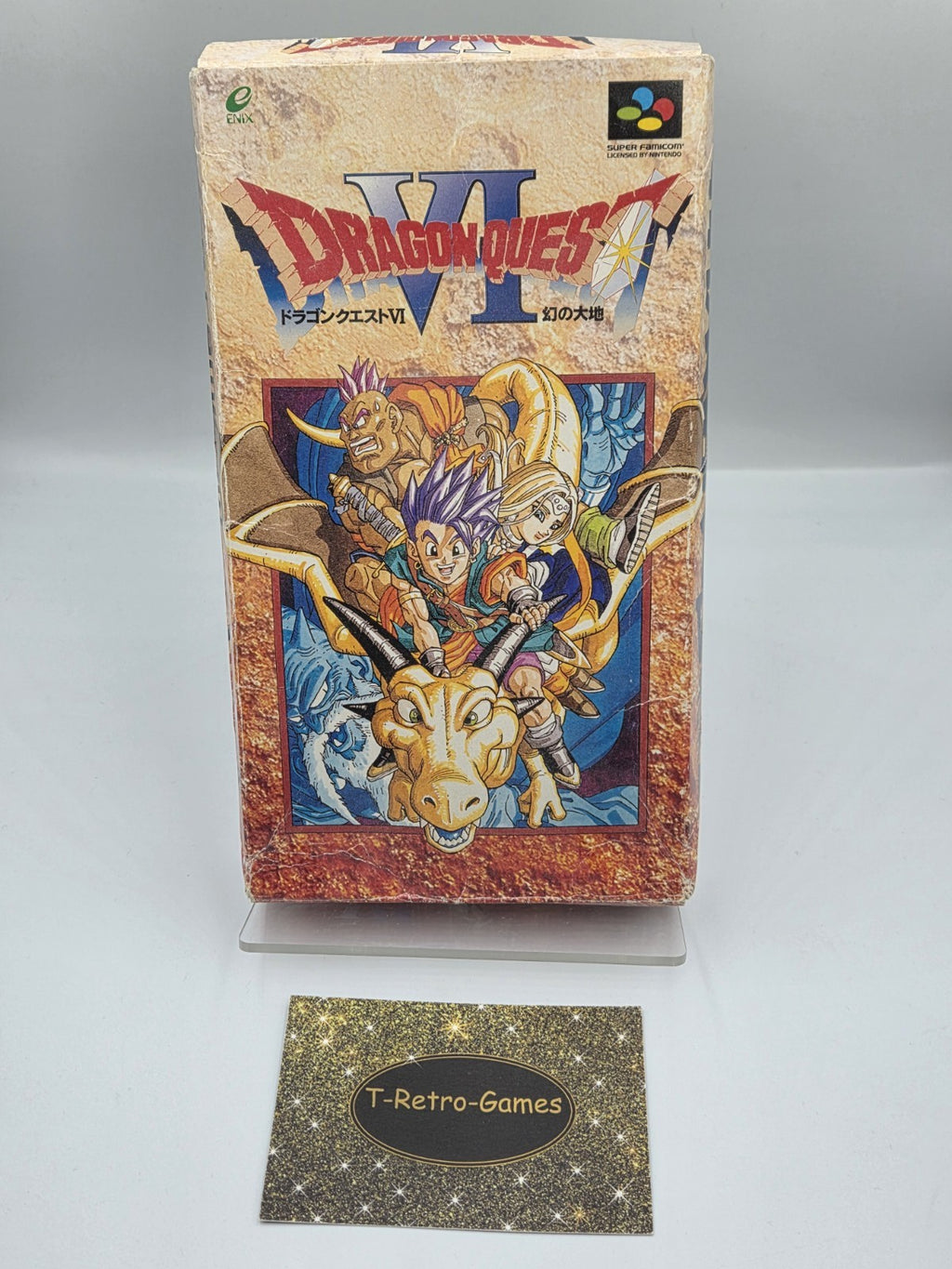 SFC Super Famicom Dragon Quest VI mit OVP und Anleitung Japan - T-Retro-Games 