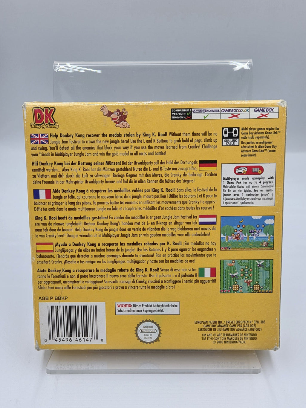 Nintendo Game Boy Advance DK King of Swing mit OVP und Anleitung EUR - T-Retro-Games 