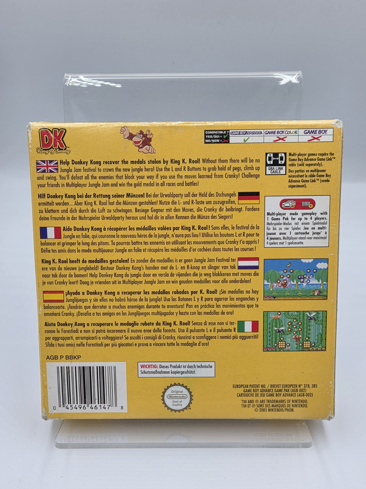 Nintendo Game Boy Advance DK King of Swing mit OVP und Anleitung EUR - T-Retro-Games 